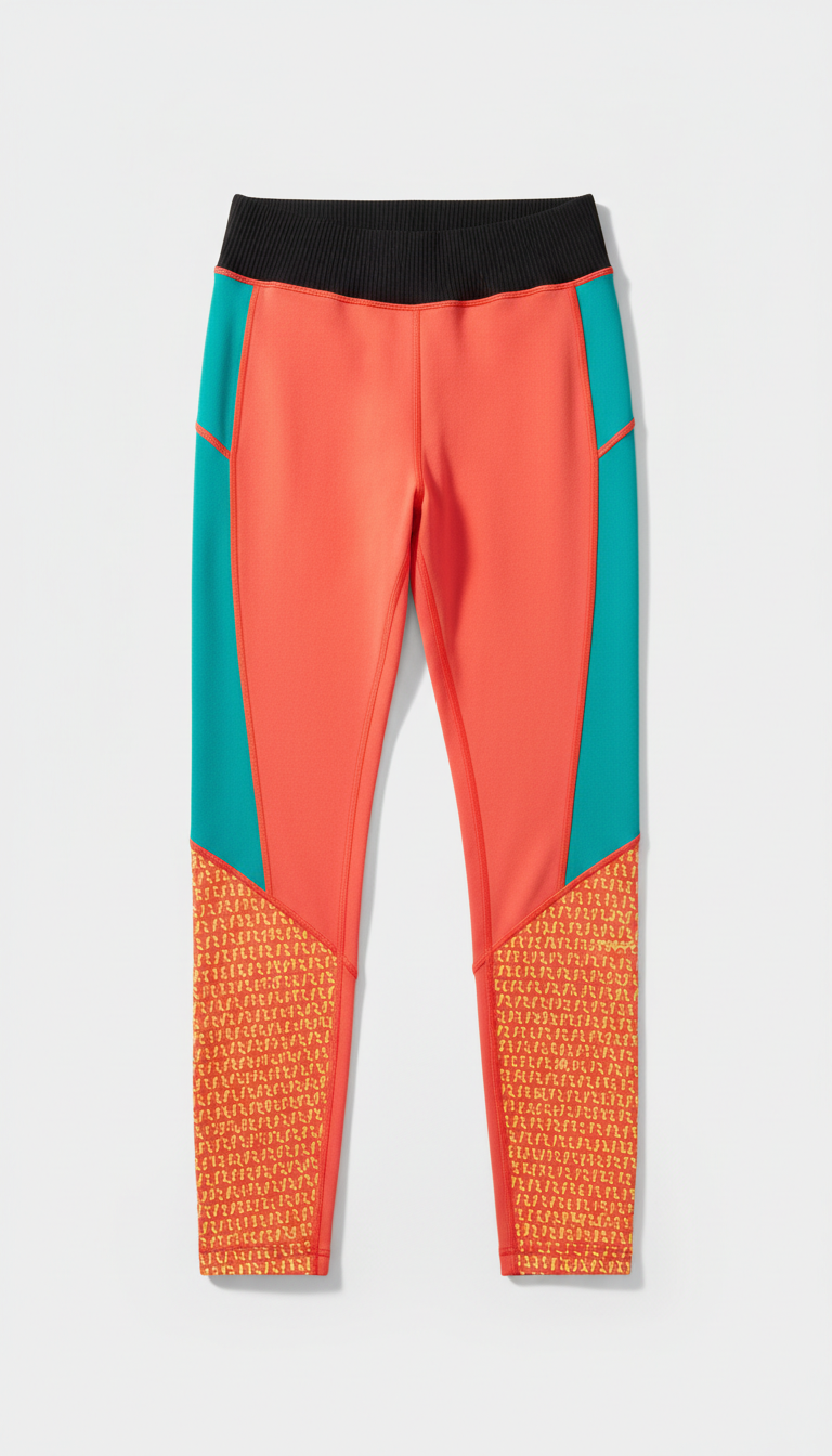 Leggings mit dynamischem Print